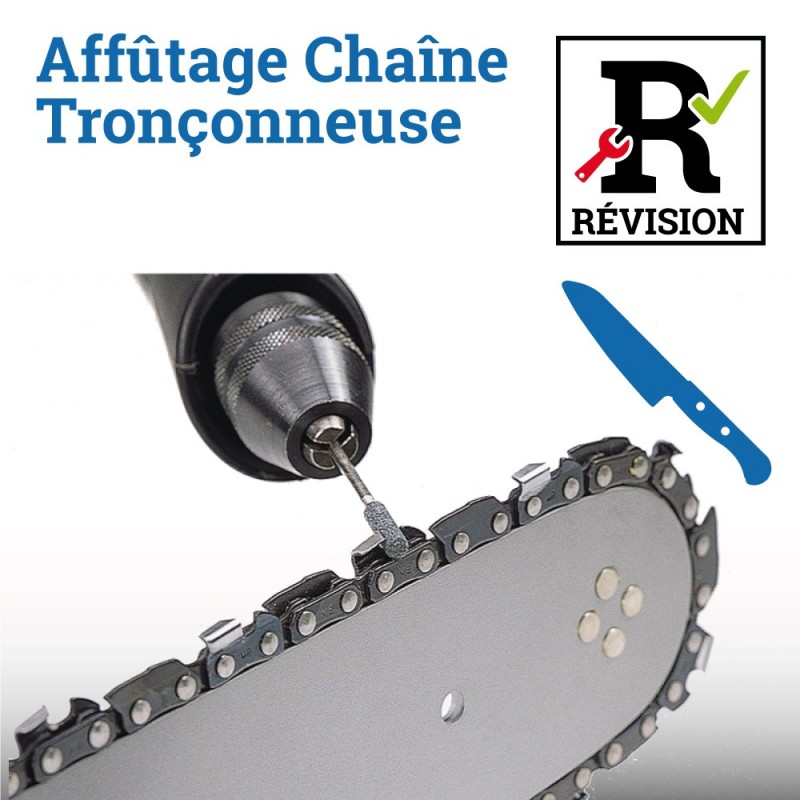 Affûteuse de chaîne pour tronçonneuse