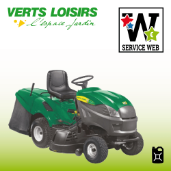 Tondeuse autoportée VERTS LOISIRS VL40JHB