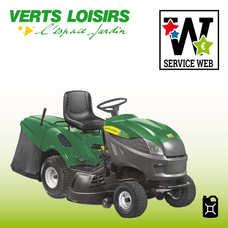 Tondeuse autoportée VERTS LOISIRS VL40JHBBI