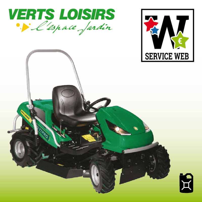 Tondeuse autoportée VERTS LOISIRS VLE20TT PRO