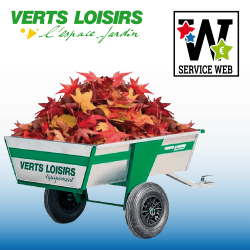 Remorque pour tondeuse autoportée. VERTS LOISIRS VLN8