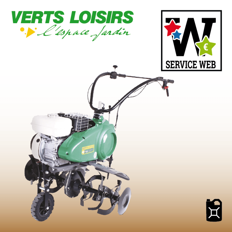 Motobineuse thermique VERTS LOISIRS VLP66GPT