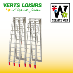 Rampes de chargement pliables (les 2) VERTS LOISIRS ATR07