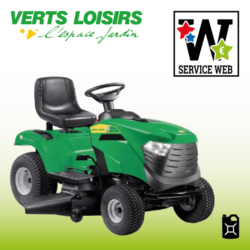 Tondeuse autoportée VERTS LOISIRS VL42GLHBI