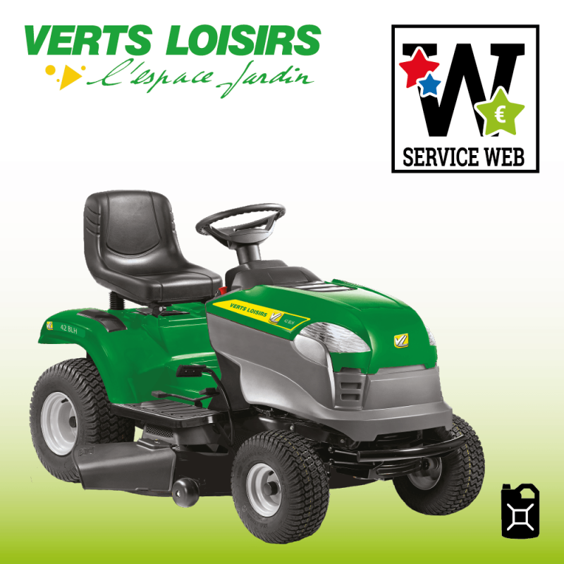 Tondeuse autoportée VERTS LOISIRS VL42KLH