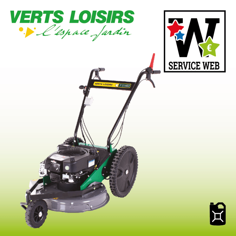 Tondeuse/débroussailleuse thermique  VERTS LOISIRS VLP516P