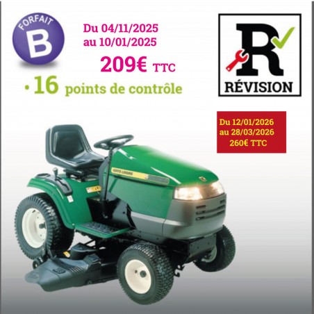 Forfait B - Révision Spécial Tondeuse Diesel