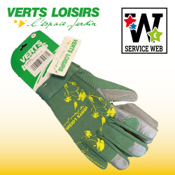 Gants de jardinage Verts...