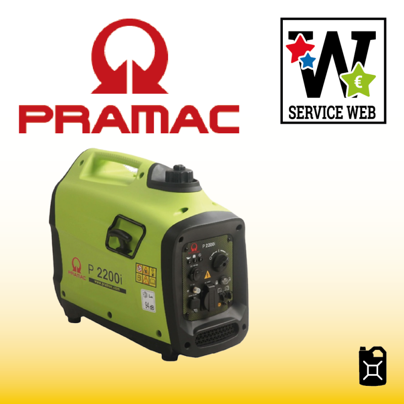 Groupe électrogène inverter 2,0 Kw PRAMAC P2200i