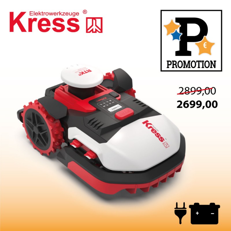 Robot de tonte KRESS RTK 2000m²